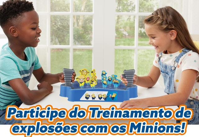 Participe do Treinamento de explosões com os Minions!