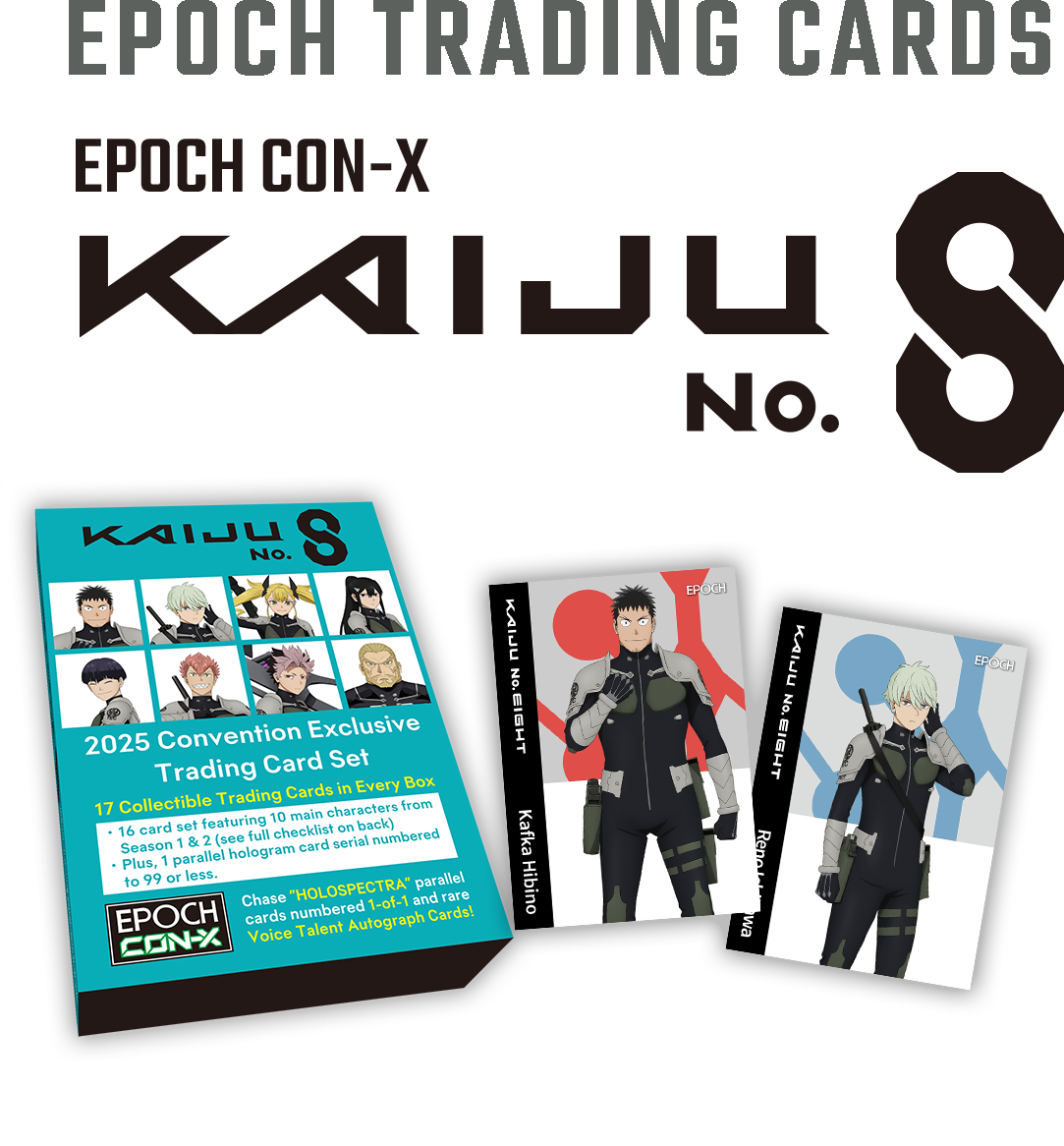 EPOCH TRADING CARDS EPOCH CON-X KAIJU No.8 Coming to San Diego Comic-Con!