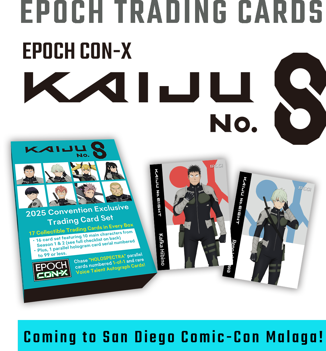 EPOCH TRADING CARDS EPOCH CON-X KAIJU No.8 Coming to San Diego Comic-Con!